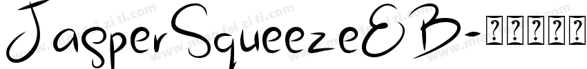 JasperSqueezeEB字体转换