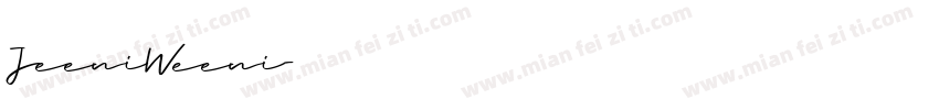 JeeniWeeni字体转换