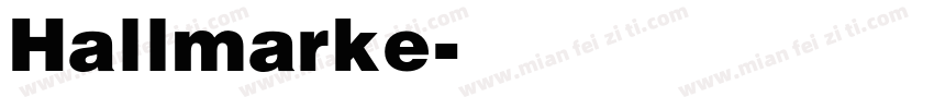 Hallmarke字体转换