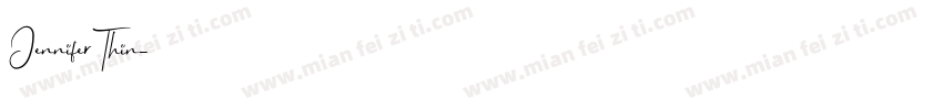 JenniferThin字体转换