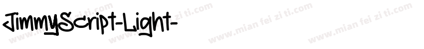 JimmyScript-Light字体转换