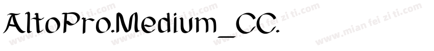 AltoPro-Medium_CC字体转换