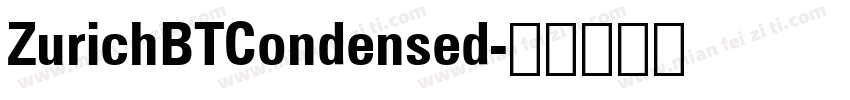 ZurichBTCondensed字体转换