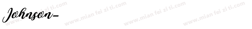 Johnson字体转换