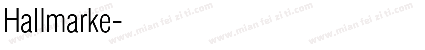 Hallmarke字体转换