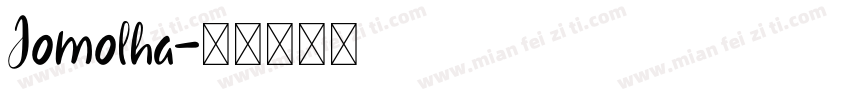 Jomolha字体转换