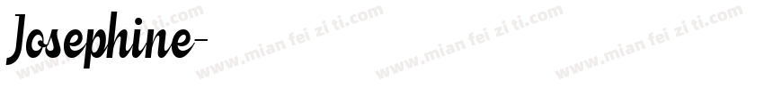 Josephine字体转换