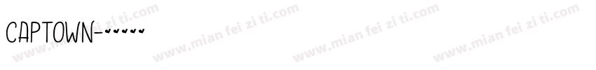 captown字体转换