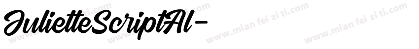 JulietteScriptAl字体转换