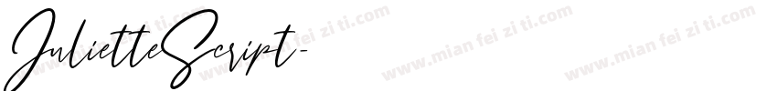 JulietteScript字体转换