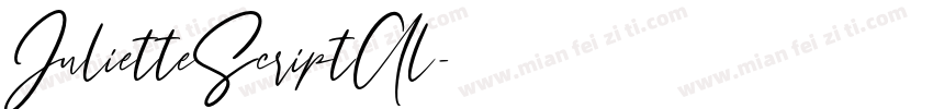 JulietteScriptAl字体转换