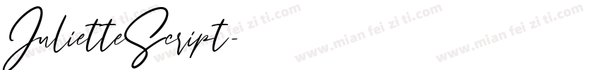 JulietteScript字体转换