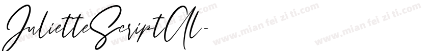 JulietteScriptAl字体转换