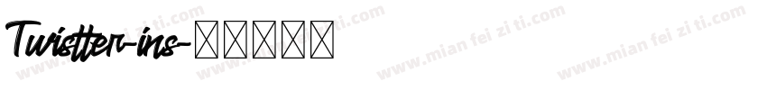 Twistter-ins字体转换