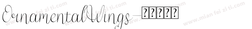 OrnamentalWings字体转换