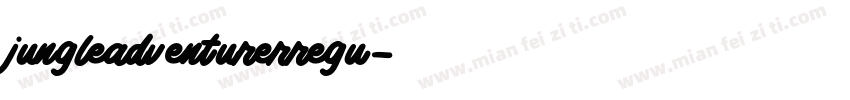 jungleadventurerregu字体转换