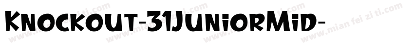 Knockout-31JuniorMid字体转换