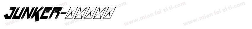 junker字体转换