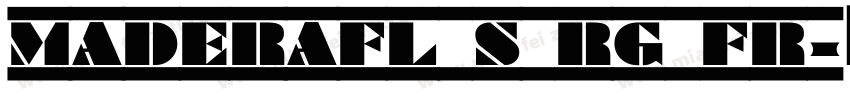 MaderaFL_S_Rg_Fr字体转换