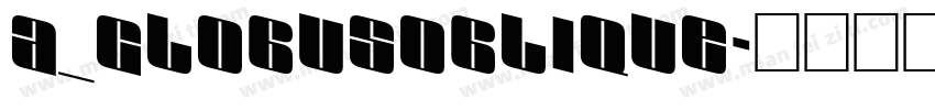 a_GlobusOblique字体转换