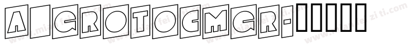 a_GrotoCmGr字体转换