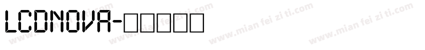 lcdnova字体转换