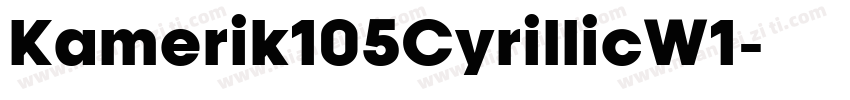 Kamerik105CyrillicW1字体转换