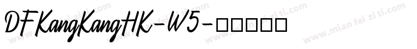 DFKangKangHK-W5字体转换