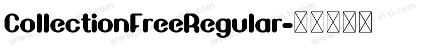 CollectionFreeRegular字体转换