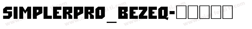 SimplerPro_BEZEQ字体转换
