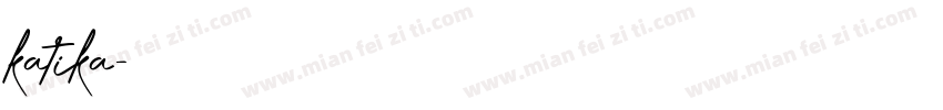 katika字体转换
