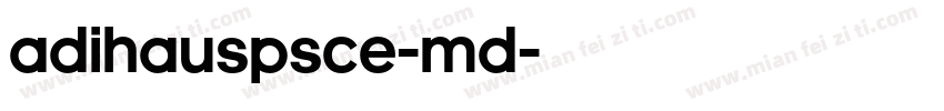 AdiHausPSCE-Md字体转换