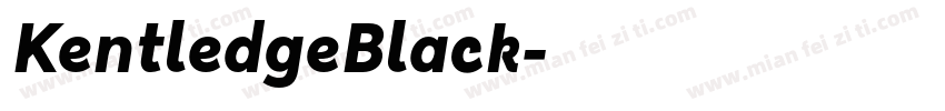 KentledgeBlack字体转换