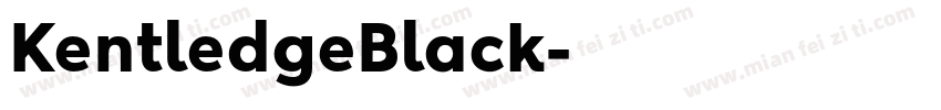 KentledgeBlack字体转换