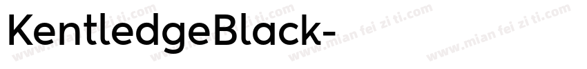 KentledgeBlack字体转换