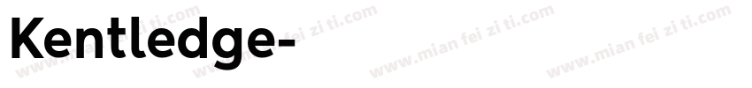 Kentledge字体转换