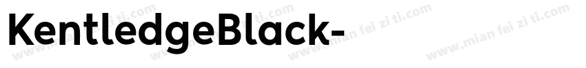 KentledgeBlack字体转换