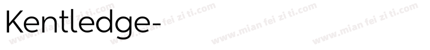 Kentledge字体转换