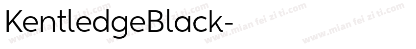 KentledgeBlack字体转换
