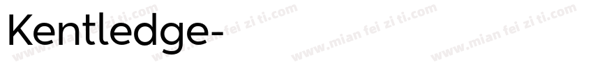 Kentledge字体转换
