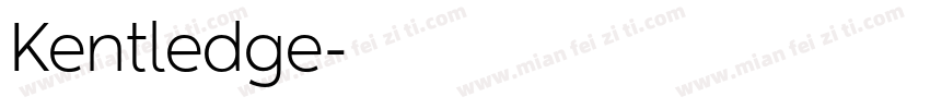 Kentledge字体转换