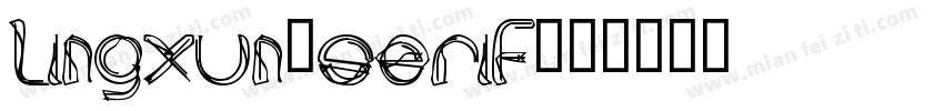 Lingxun-serif字体转换