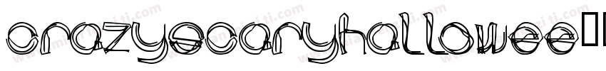crAZYSCARYhalLowEe字体转换