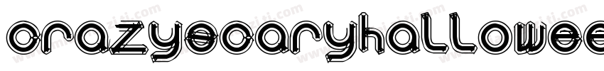 crAZYSCARYhalLowEe字体转换