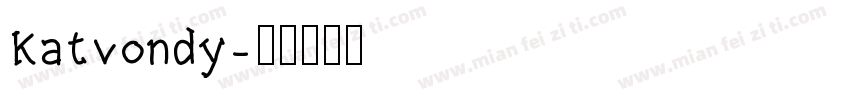 Katvondy字体转换