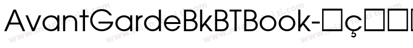 AvantGardeBkBTBook字体转换