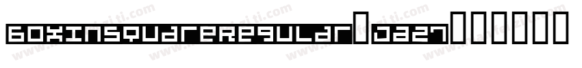 BoxInSquareRegular-JAz7字体转换