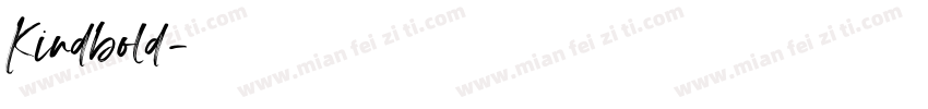 Kindbold字体转换