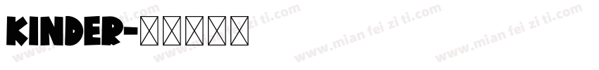 kinder字体转换