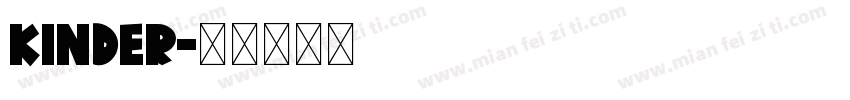 kinder字体转换
